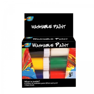 6 color x 20ml Washable Paint